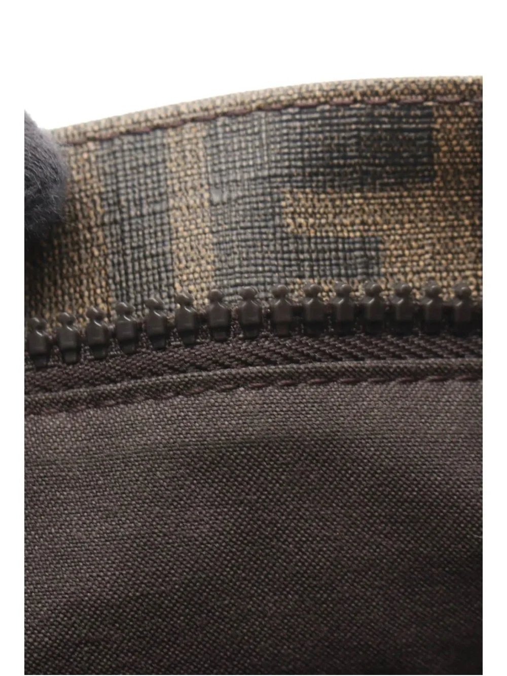 Fendi Brown and Black FF Monogram Crossbody Messenger